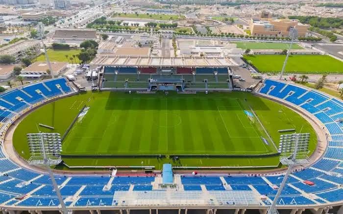 The athletics stadium, seating 1,084
